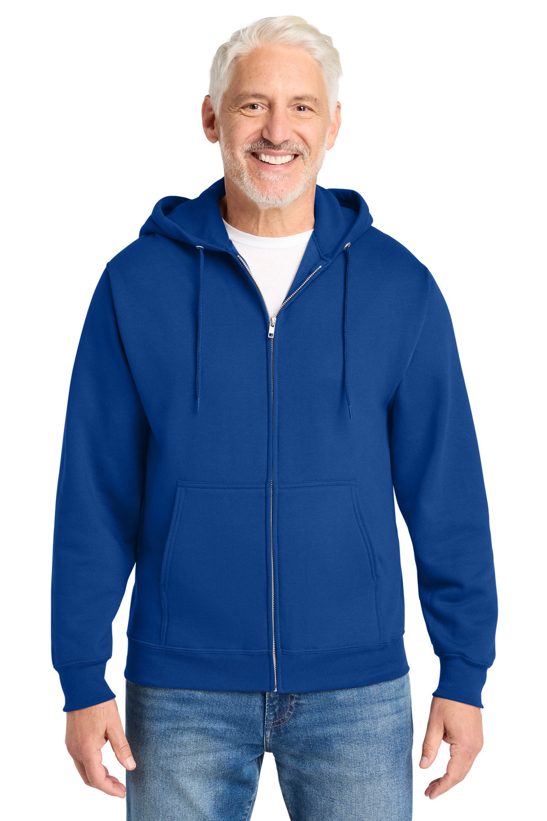 Port &amp; Co Core Fleece Full-Zip Hooded Sweatshirt
