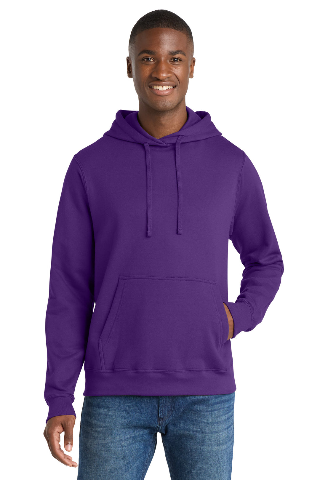Port &amp; Co Fan Favorite Fleece Pullover Hooded Sweatshirt