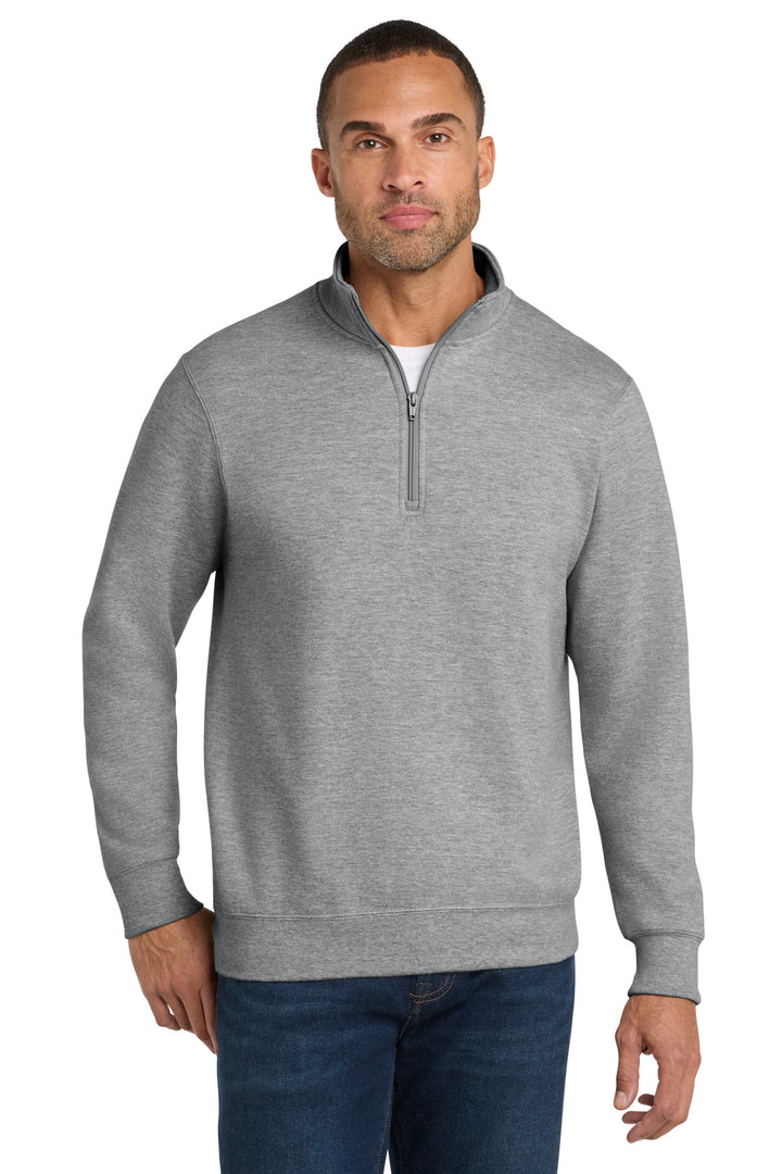 Port &amp; Co Fan Favorite Fleece 1/4-Zip Pullover Sweatshirt