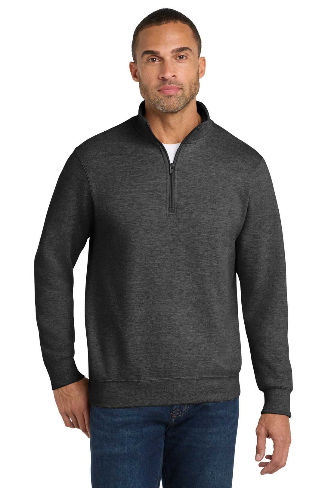 Port &amp; Co Fan Favorite Fleece 1/4-Zip Pullover Sweatshirt