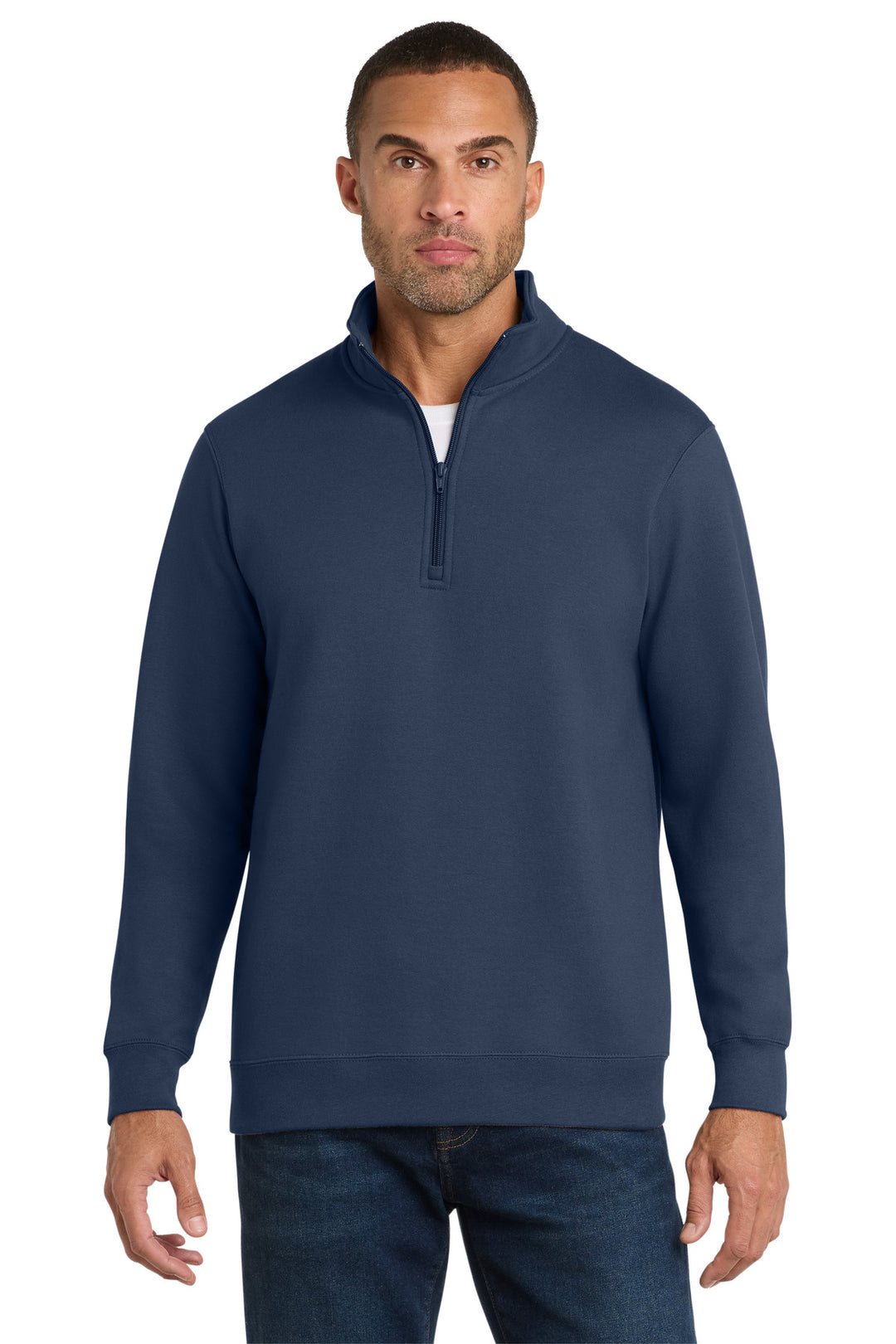 Port &amp; Co Fan Favorite Fleece 1/4-Zip Pullover Sweatshirt