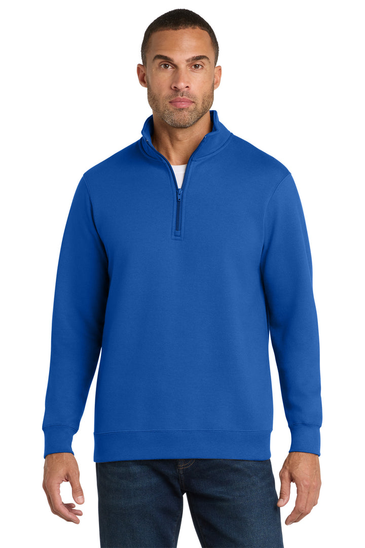 Port &amp; Co Fan Favorite Fleece 1/4-Zip Pullover Sweatshirt