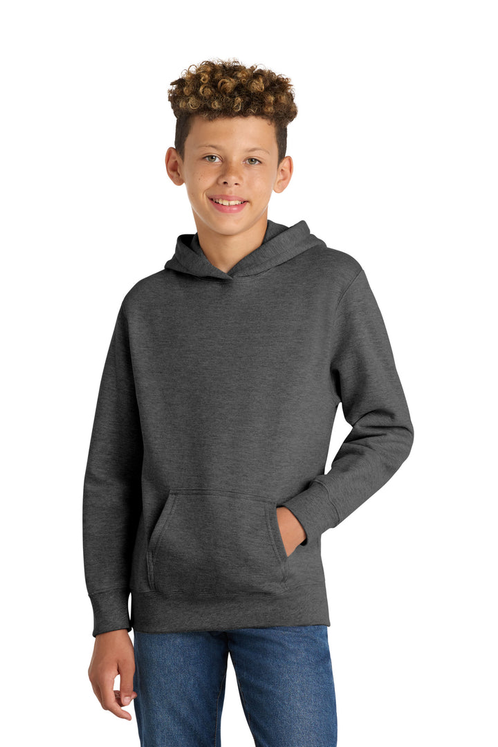 Port &amp; Co Youth Fan Favorite Fleece Pullover Hooded Sweatshirt