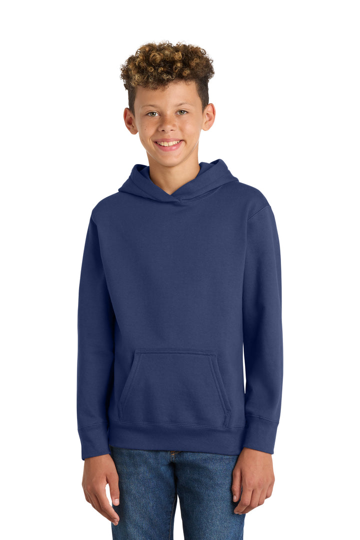 Port &amp; Co Youth Fan Favorite Fleece Pullover Hooded Sweatshirt