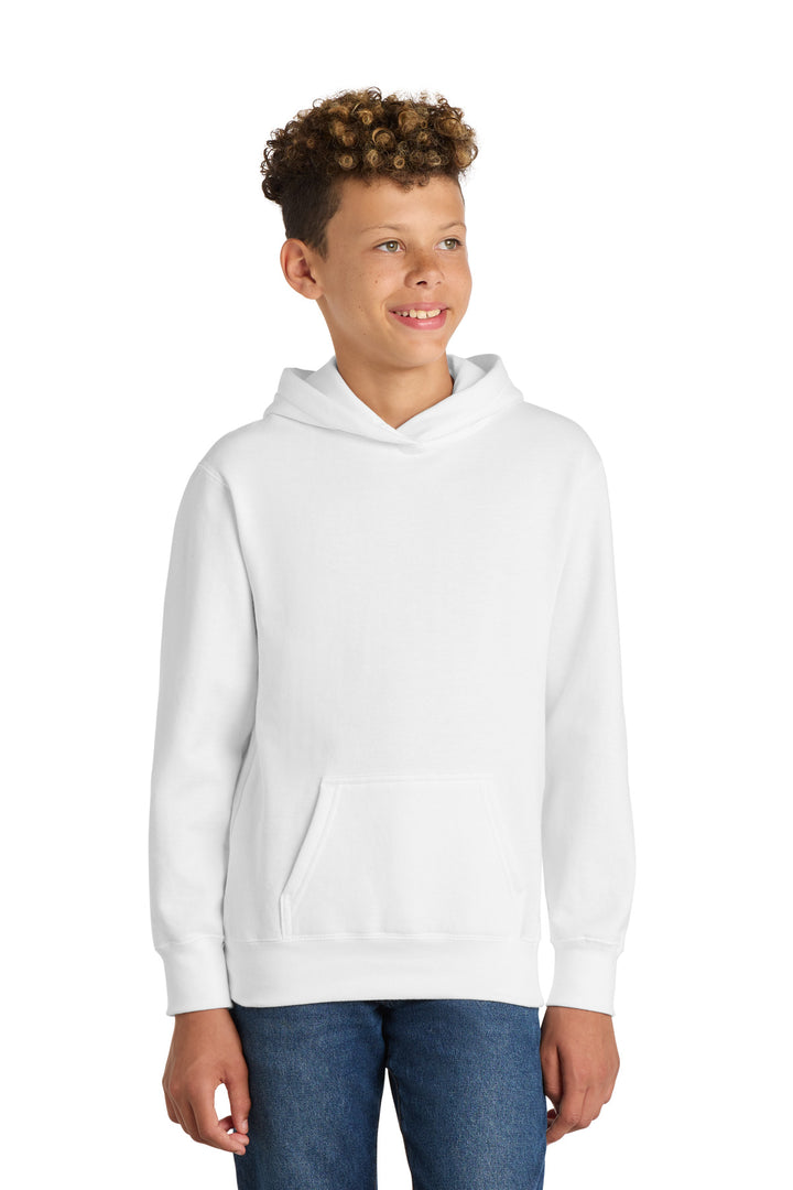 Port &amp; Co Youth Fan Favorite Fleece Pullover Hooded Sweatshirt