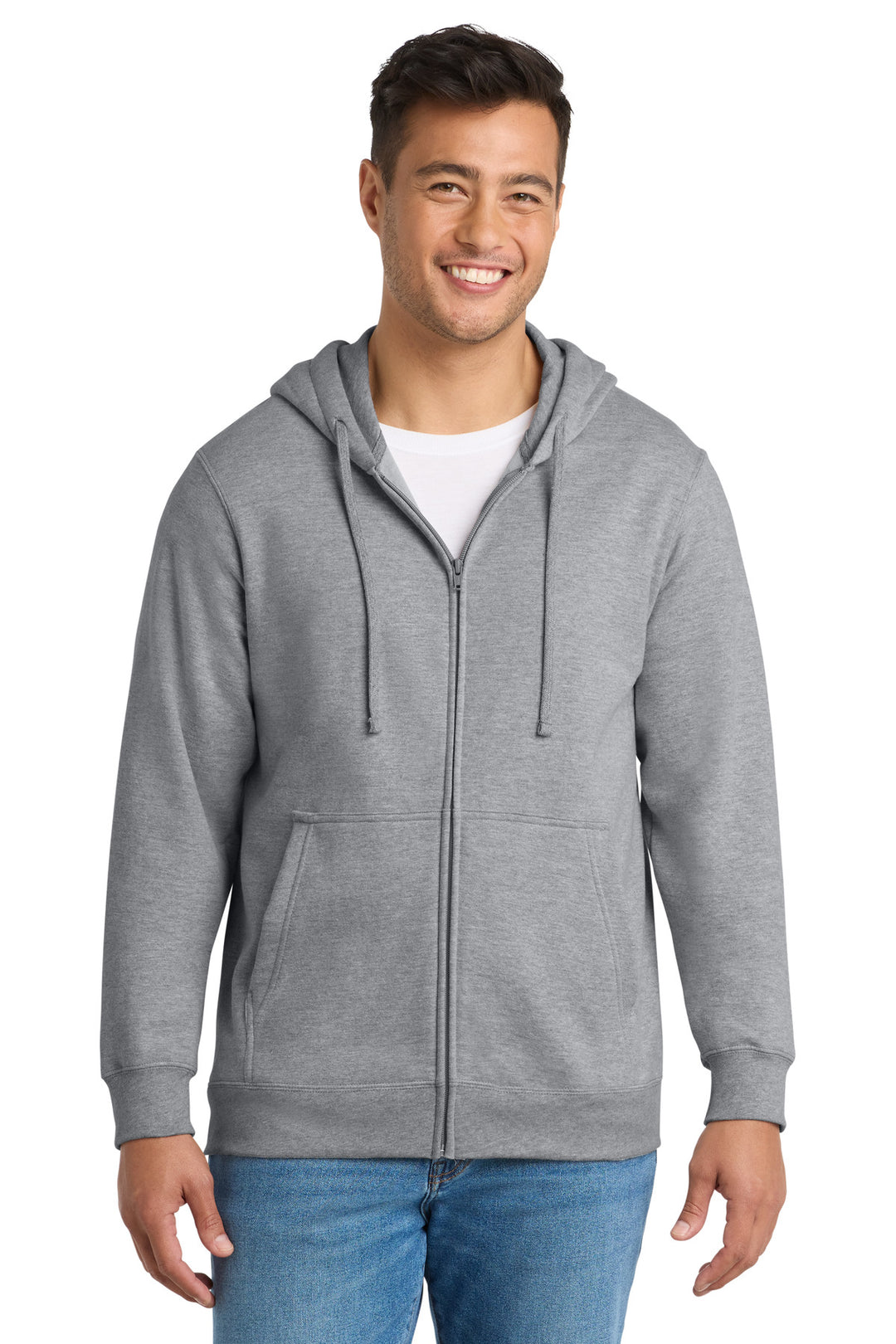 Port &amp; Co Fan Favorite Fleece Full-Zip Hooded Sweatshirt