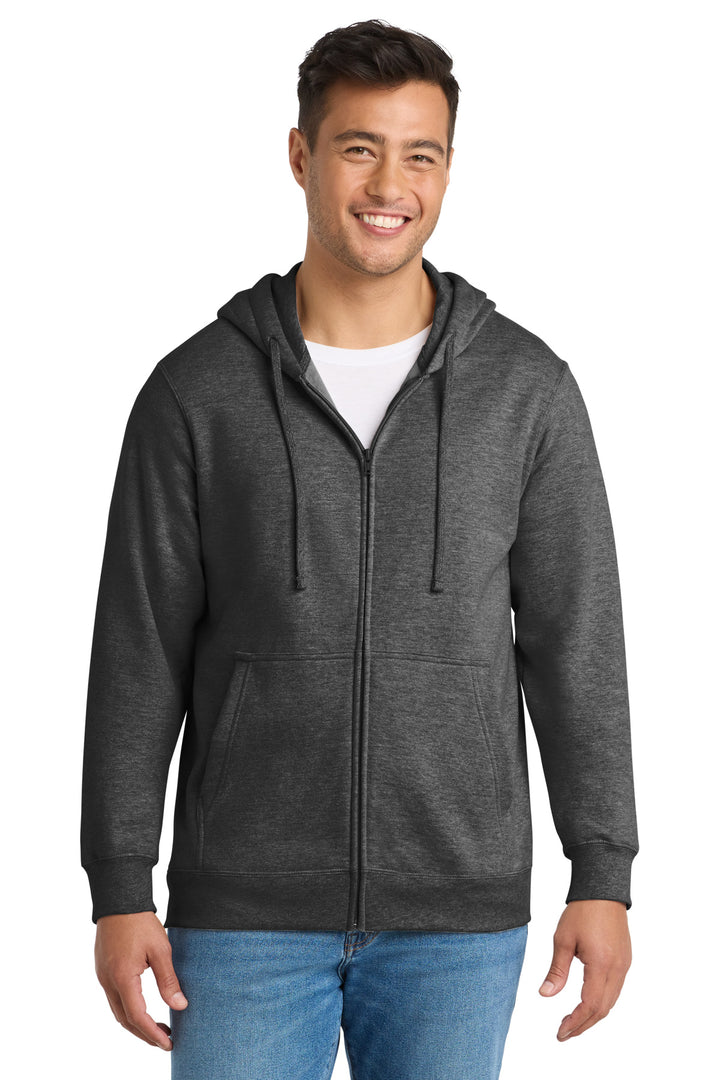 Port &amp; Co Fan Favorite Fleece Full-Zip Hooded Sweatshirt