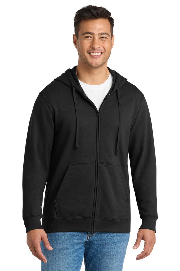 Port &amp; Co Fan Favorite Fleece Full-Zip Hooded Sweatshirt