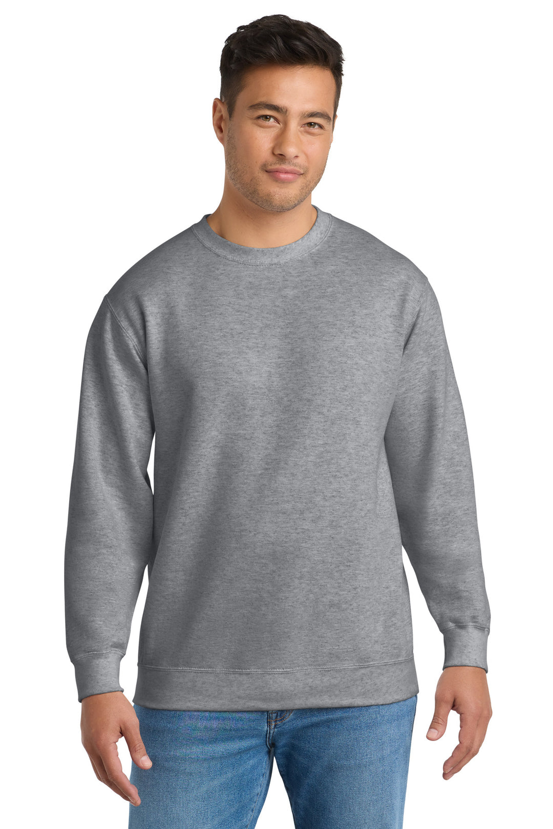 Port &amp; Co Tall Essential Fleece Crewneck Sweatshirt