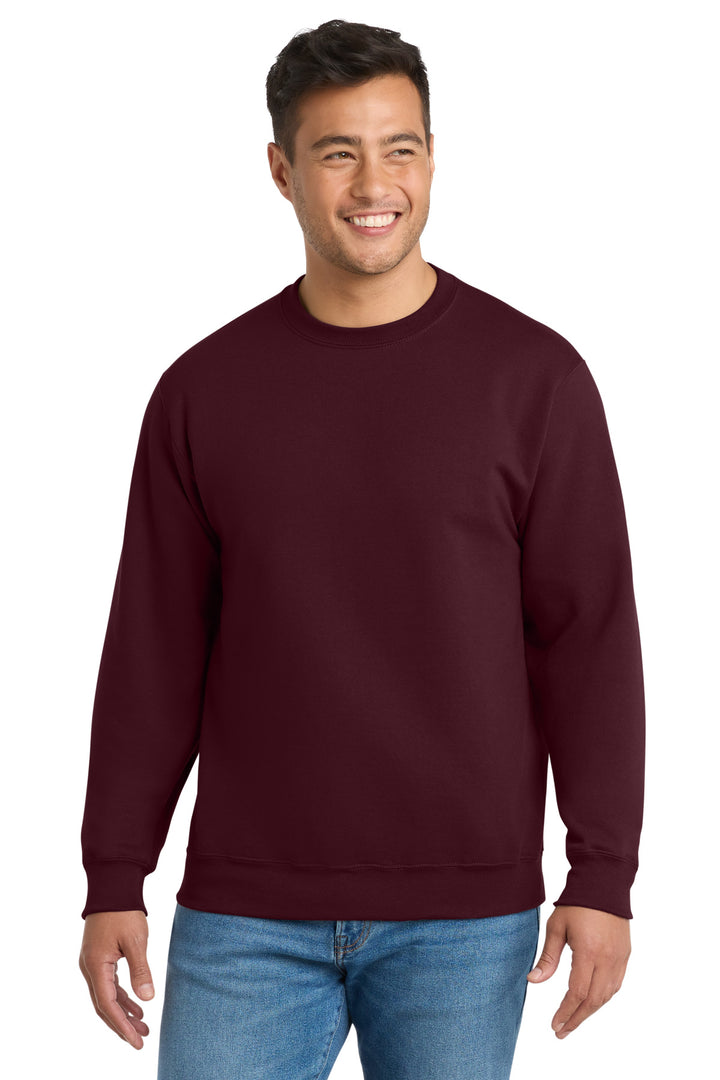 Port &amp; Co Tall Essential Fleece Crewneck Sweatshirt