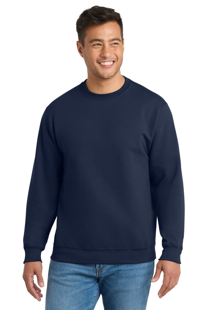 Port &amp; Co Tall Essential Fleece Crewneck Sweatshirt