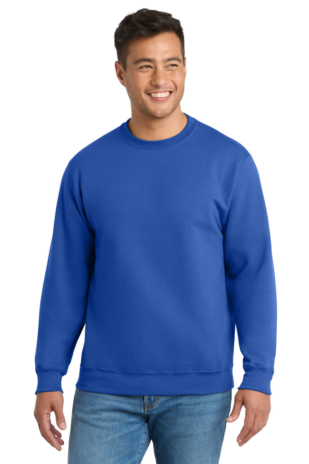 Port &amp; Co Tall Essential Fleece Crewneck Sweatshirt