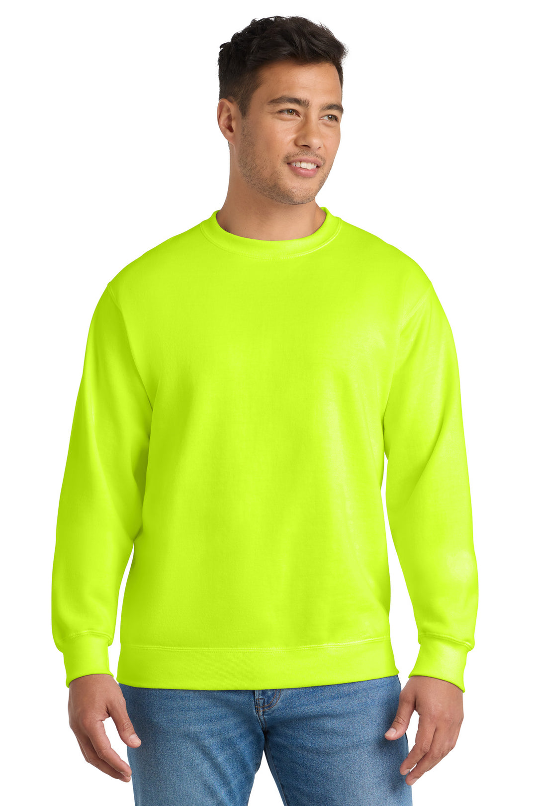 Port &amp; Co Tall Essential Fleece Crewneck Sweatshirt