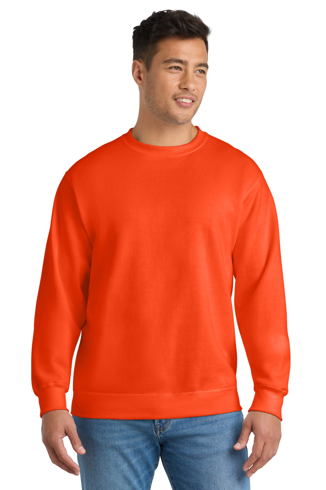 Port &amp; Co Tall Essential Fleece Crewneck Sweatshirt