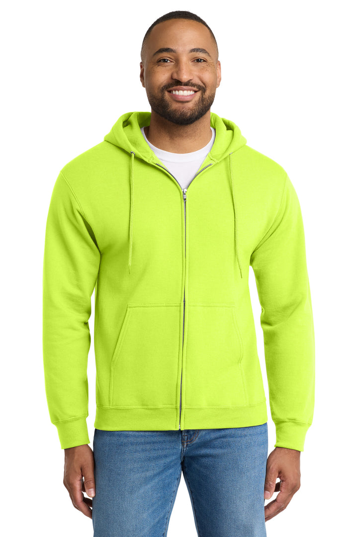 Port &amp; Co Tall Essential Fleece Full-Zip Hooded Sweatshirt