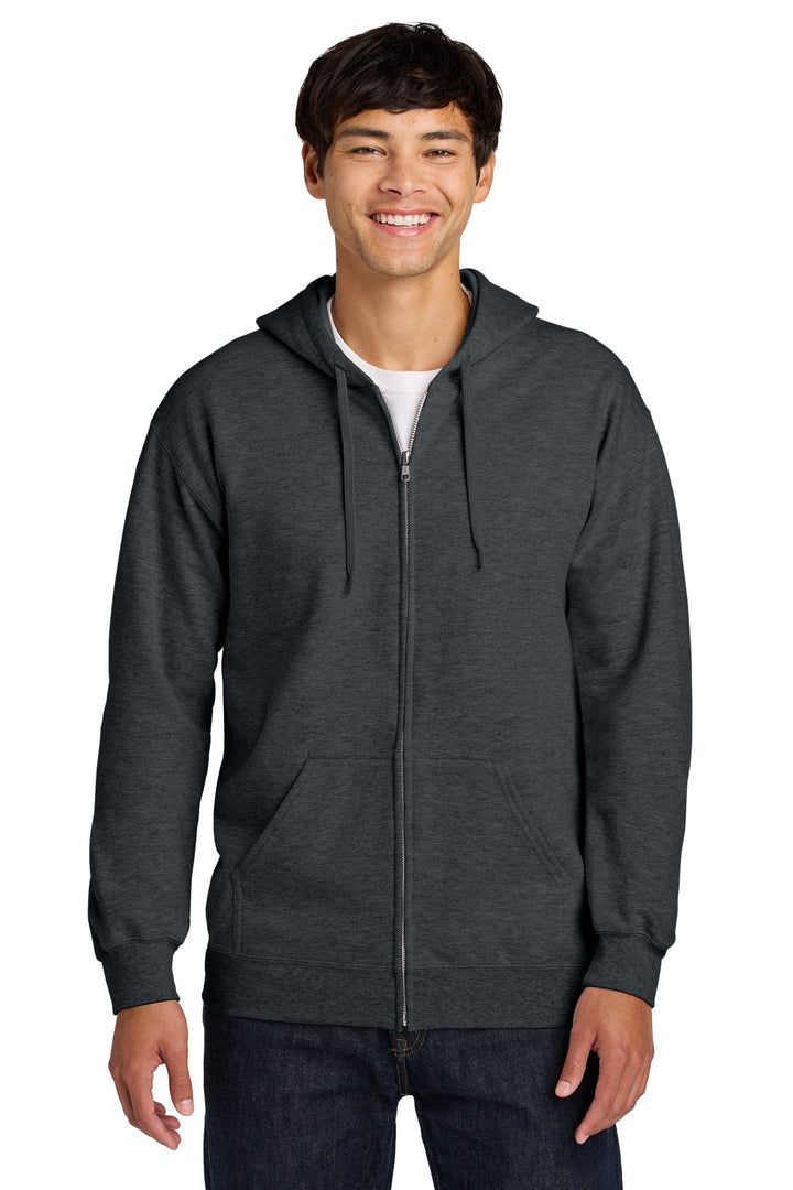 Gildan SF600 Softstyle  Midweight Fleece Full-Zip Hooded Sweatshirt