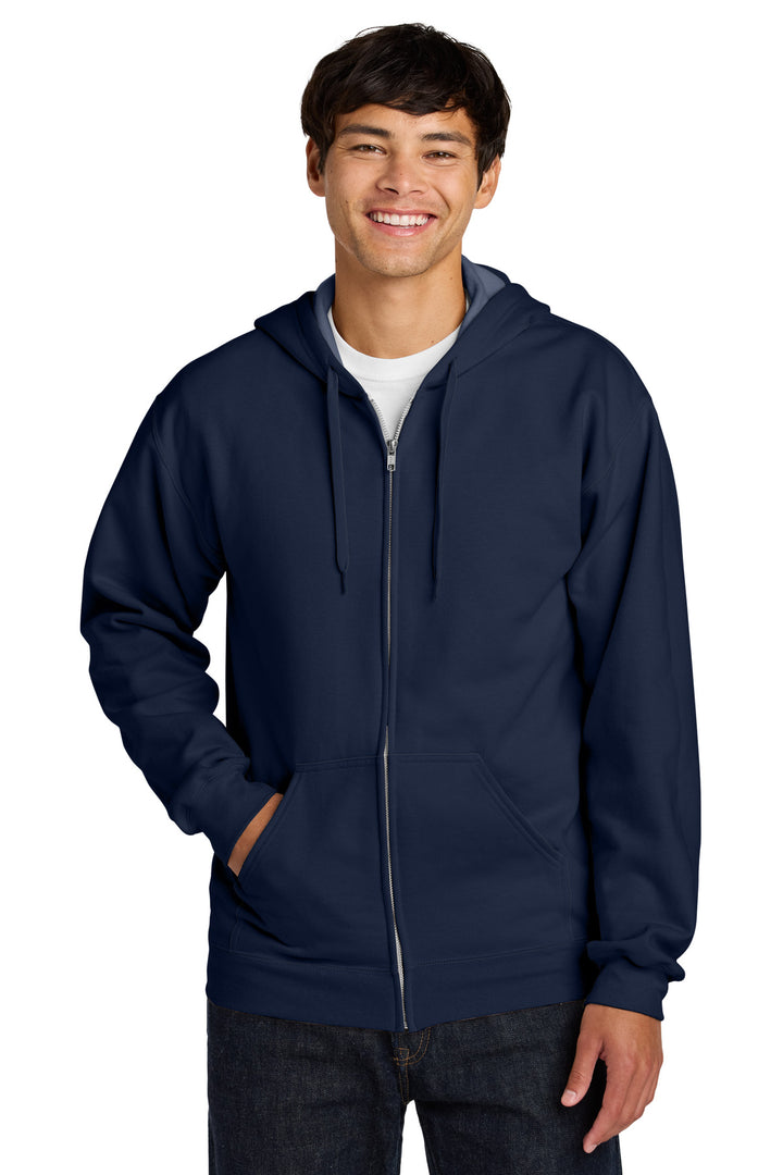 Gildan SF600 Softstyle  Midweight Fleece Full-Zip Hooded Sweatshirt
