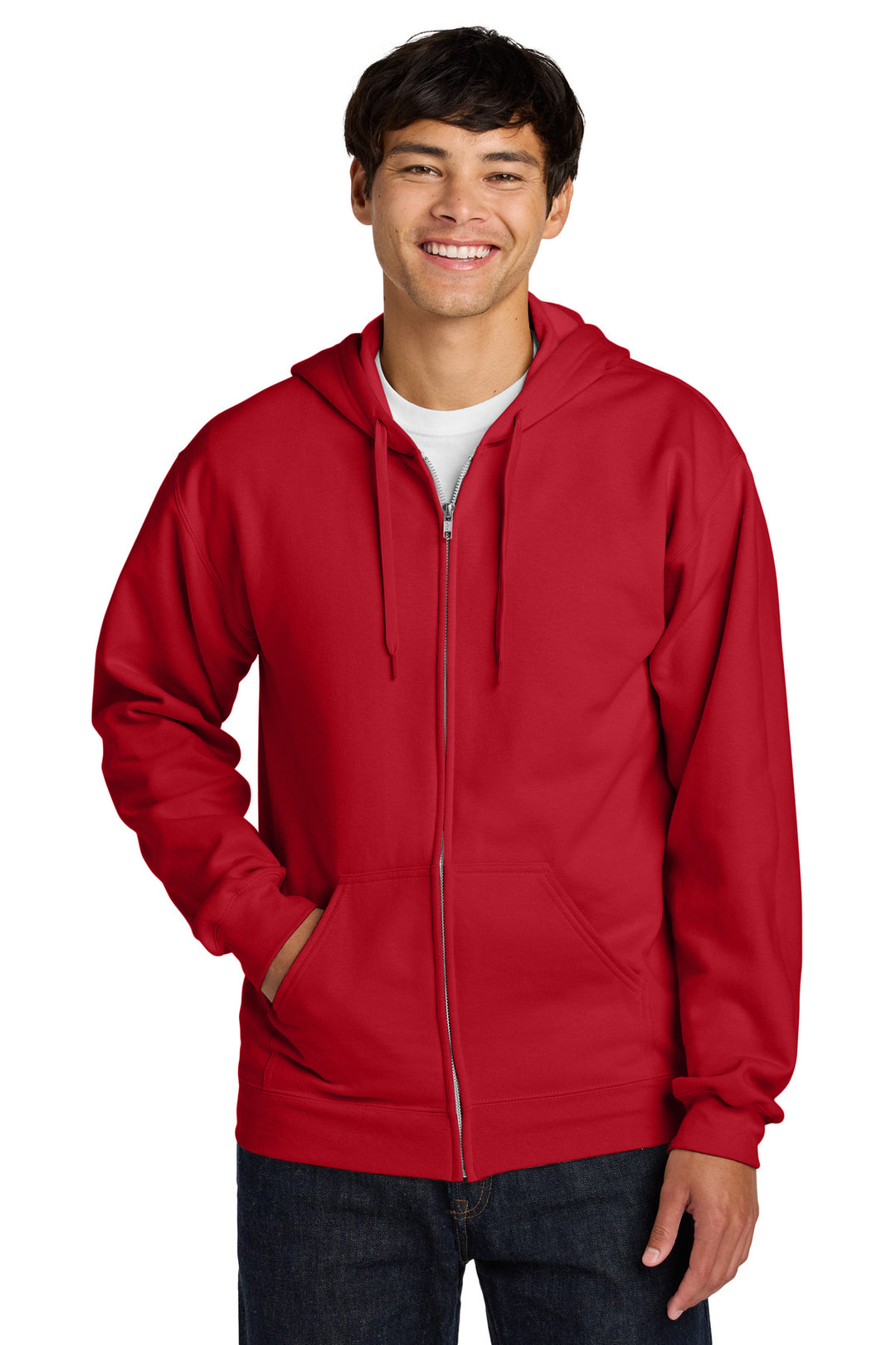 Gildan SF600 Softstyle  Midweight Fleece Full-Zip Hooded Sweatshirt