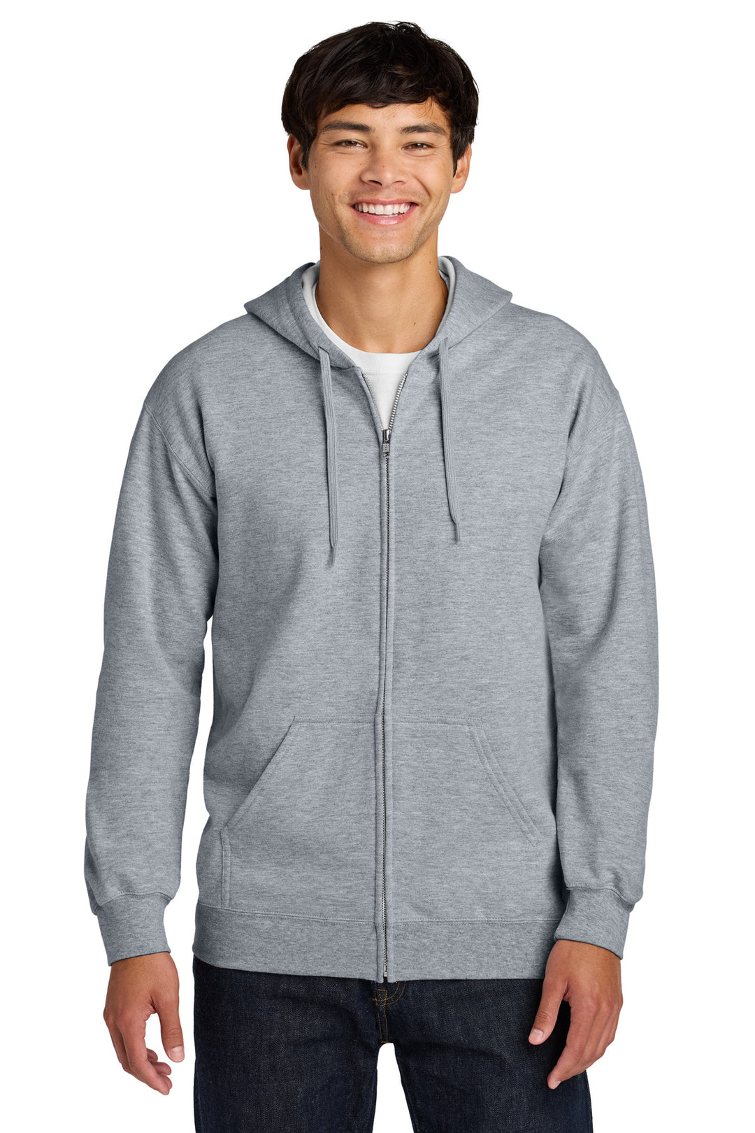 Gildan SF600 Softstyle  Midweight Fleece Full-Zip Hooded Sweatshirt