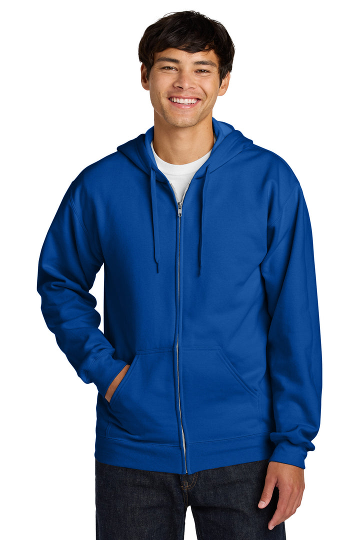 Gildan SF600 Softstyle  Midweight Fleece Full-Zip Hooded Sweatshirt