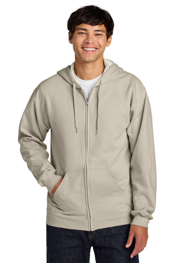 Gildan SF600 Softstyle  Midweight Fleece Full-Zip Hooded Sweatshirt