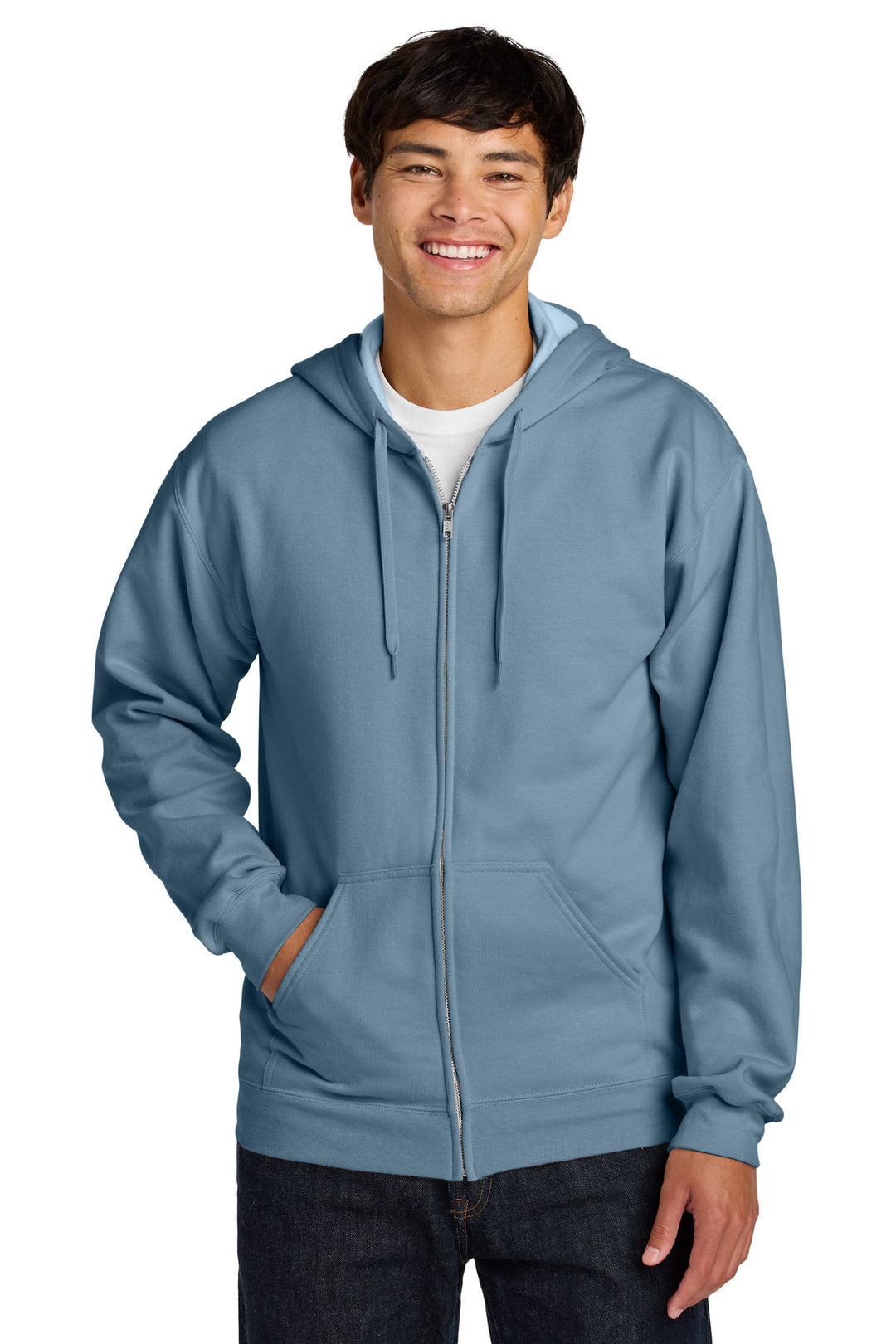 Gildan SF600 Softstyle  Midweight Fleece Full-Zip Hooded Sweatshirt