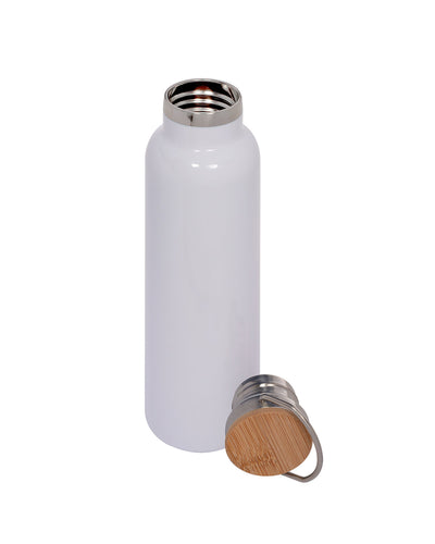 20oz Vacuum Bottle With Bamboo Lid