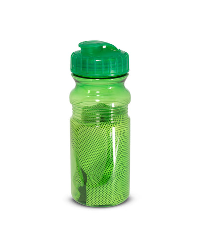 Cooling Towel In Water Bottle