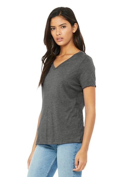BELLA+CANVAS Women's Relaxed Triblend V-Neck Tee BC6415 - BT Imprintables Shirts