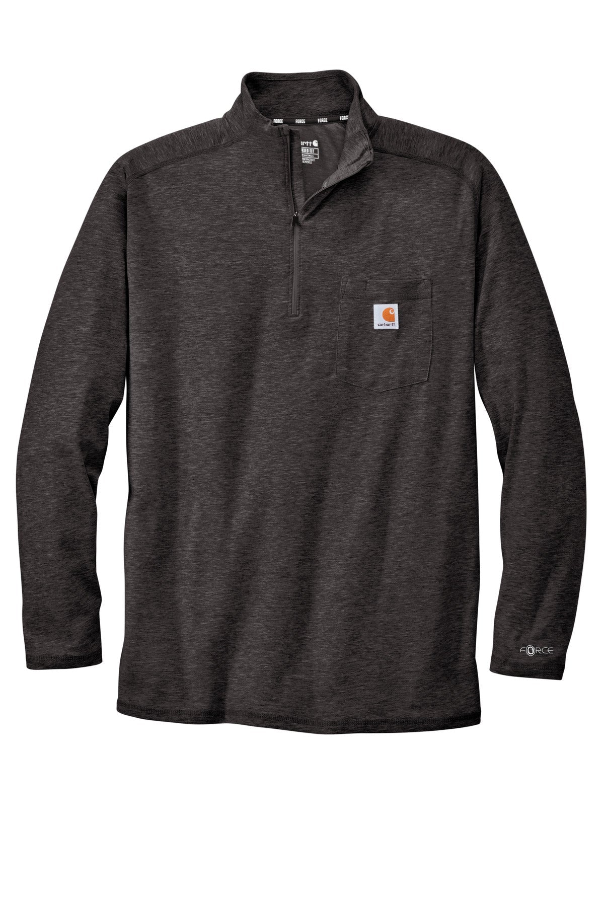 Carhartt Force 1/4-Zip Long Sleeve T-Shirt CT104255 - BT Imprintables Shirts