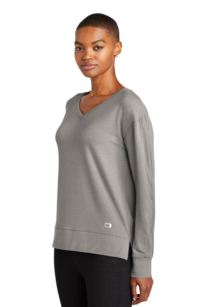 OGIO Ladies Luuma Flex Long Sleeve V-Neck LOG825 - BT Imprintables Shirts