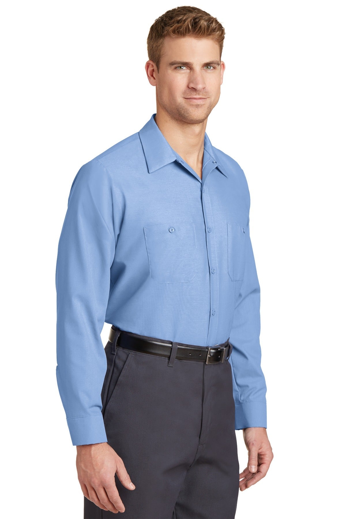 Red Kap Long Sleeve Industrial Work Shirt. SP14 - BT Imprintables Shirts
