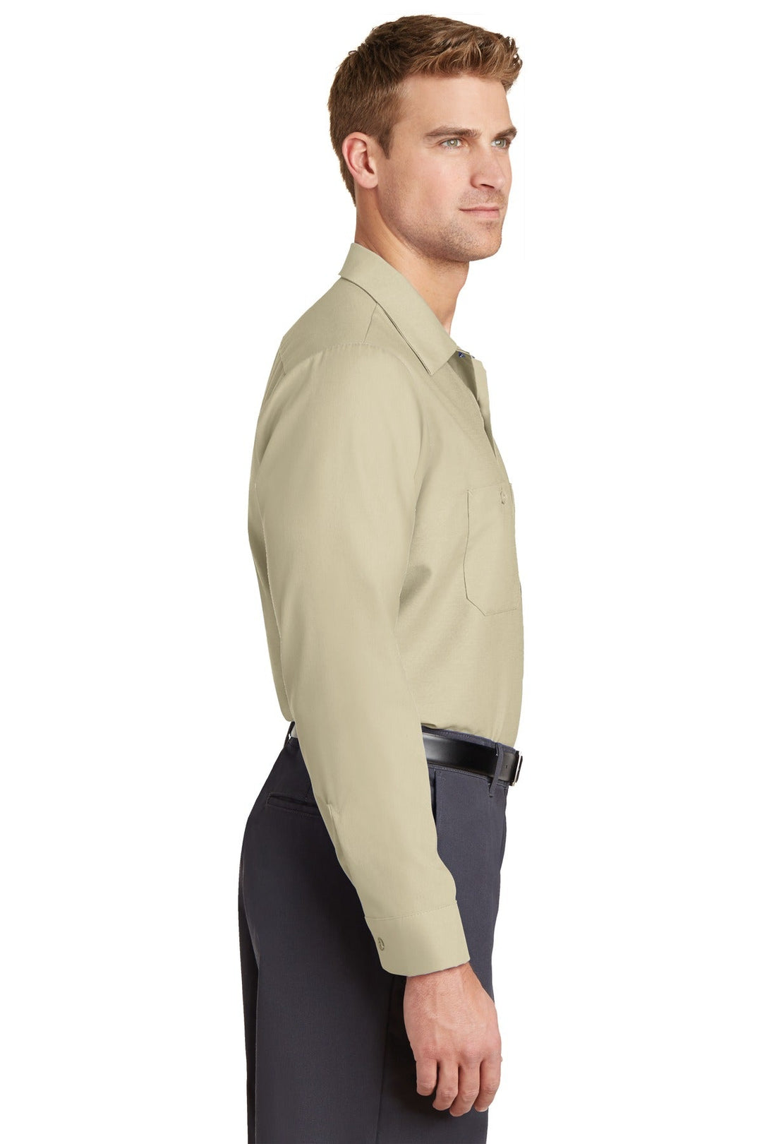 Red Kap Long Sleeve Industrial Work Shirt. SP14