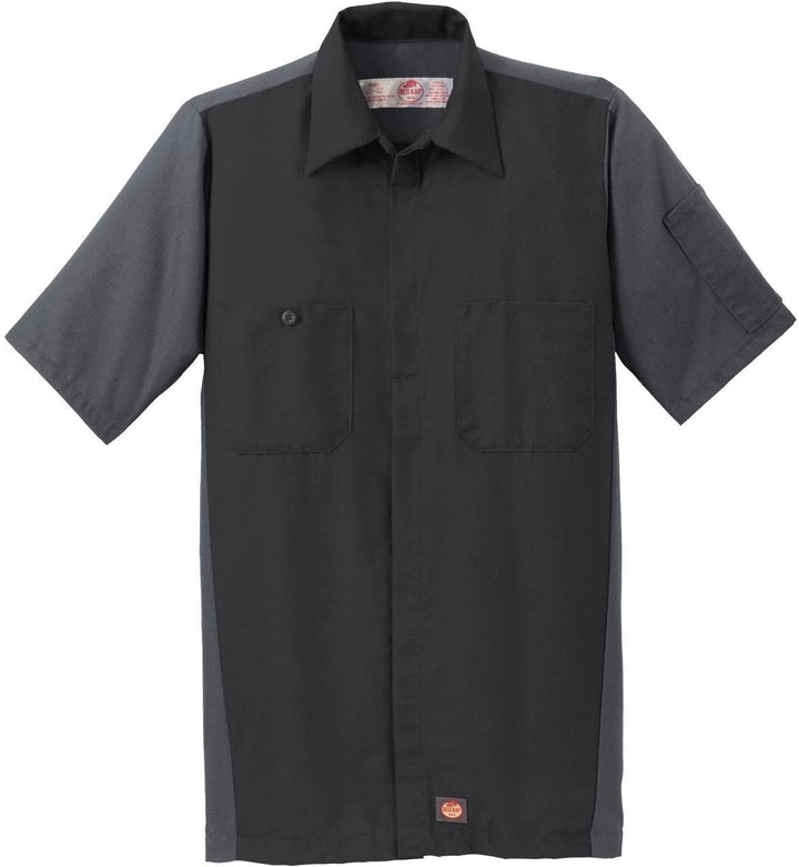 Red Kap Short Sleeve Ripstop Crew Shirt. SY20