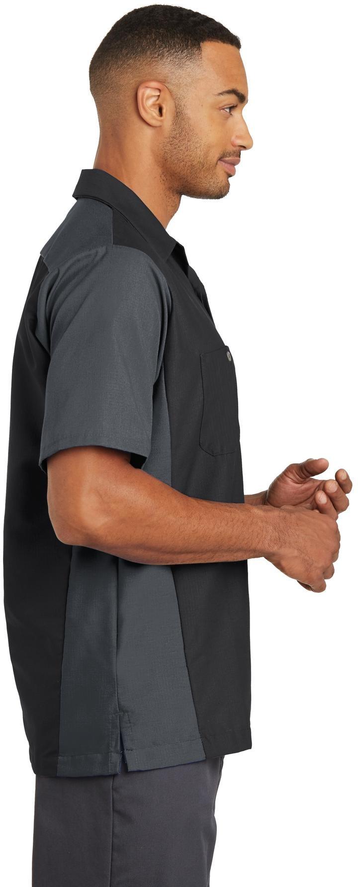 Red Kap Short Sleeve Ripstop Crew Shirt. SY20