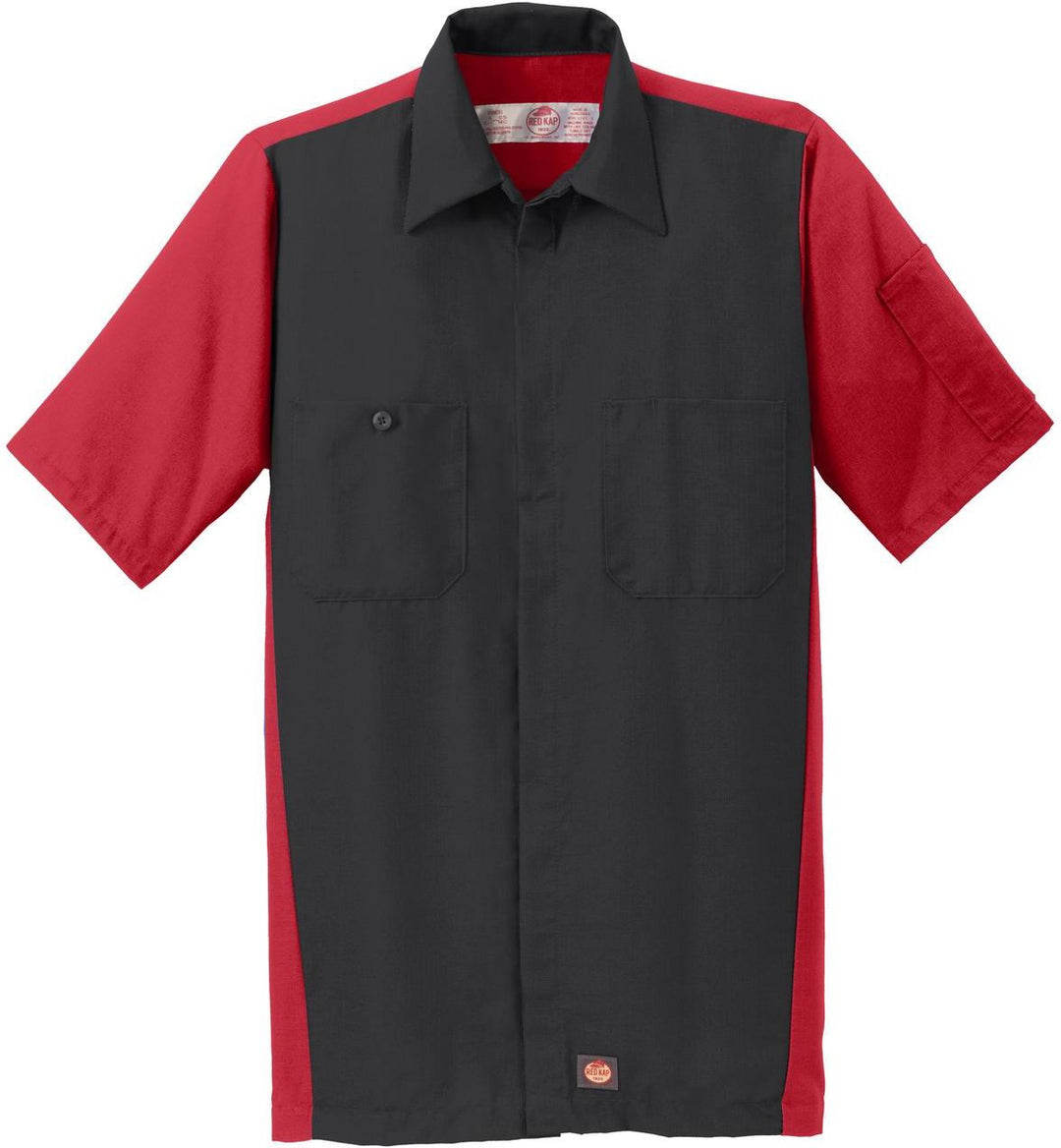 Red Kap Short Sleeve Ripstop Crew Shirt. SY20