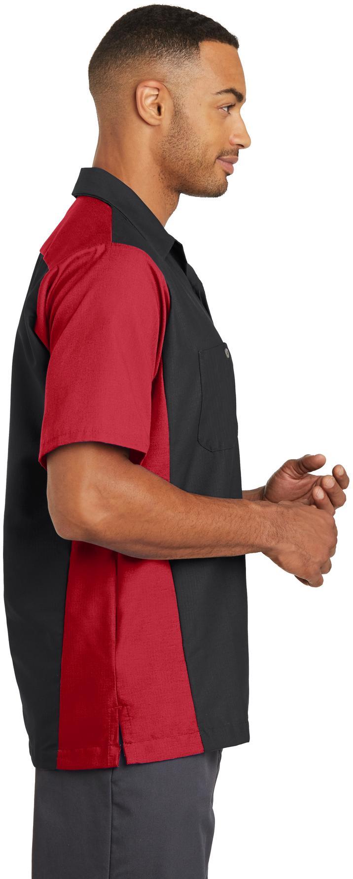 Red Kap Short Sleeve Ripstop Crew Shirt. SY20