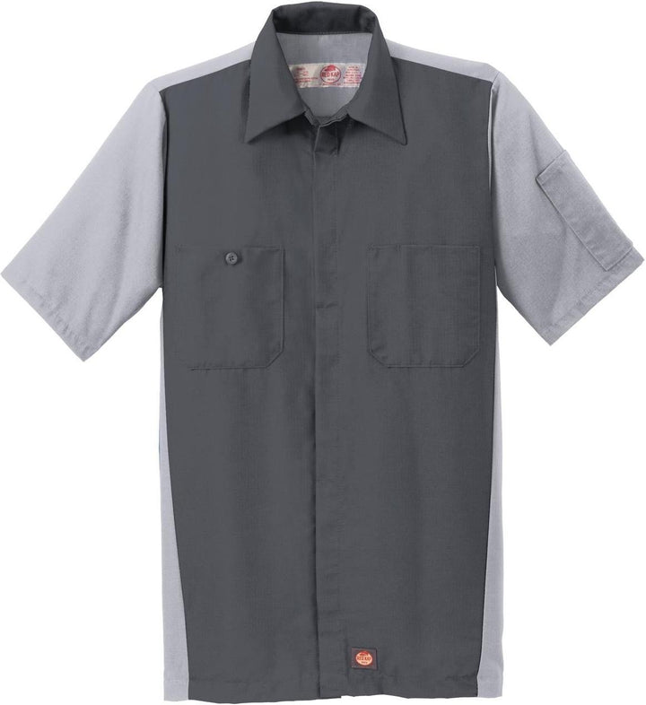 Red Kap Short Sleeve Ripstop Crew Shirt. SY20