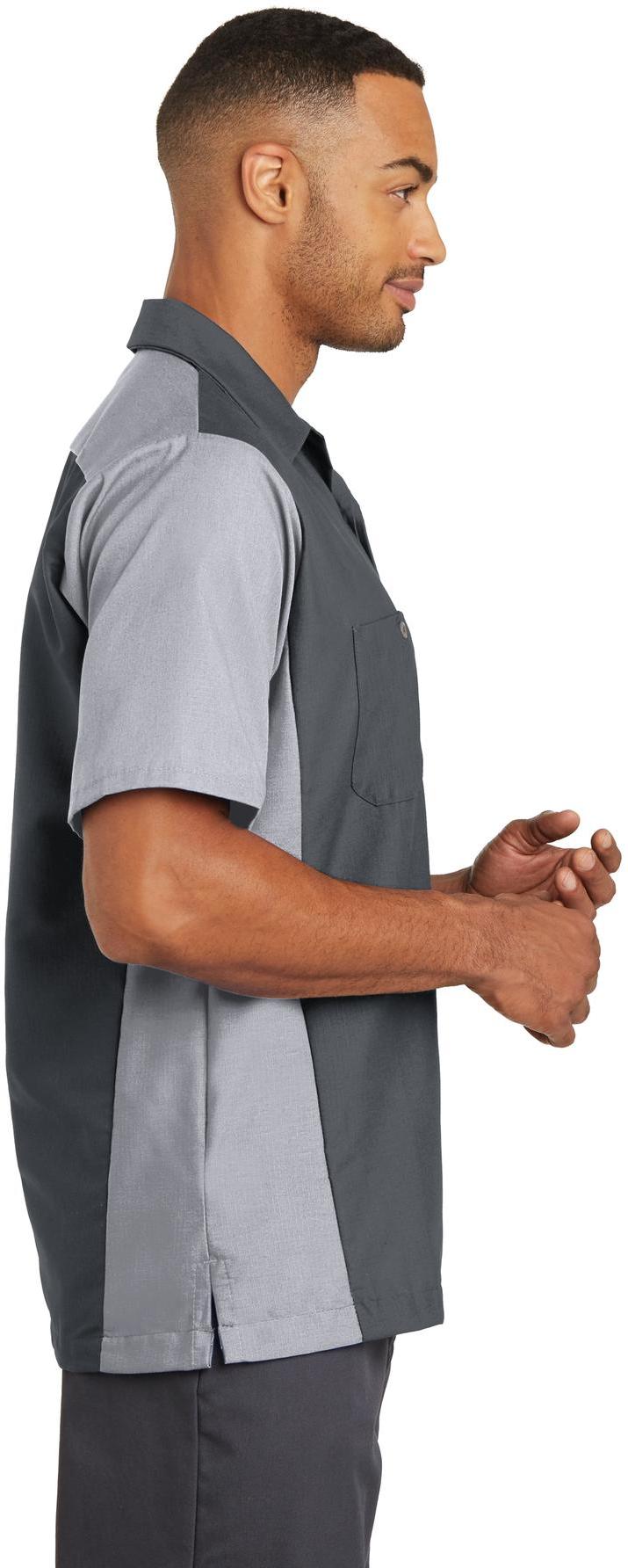 Red Kap Short Sleeve Ripstop Crew Shirt. SY20