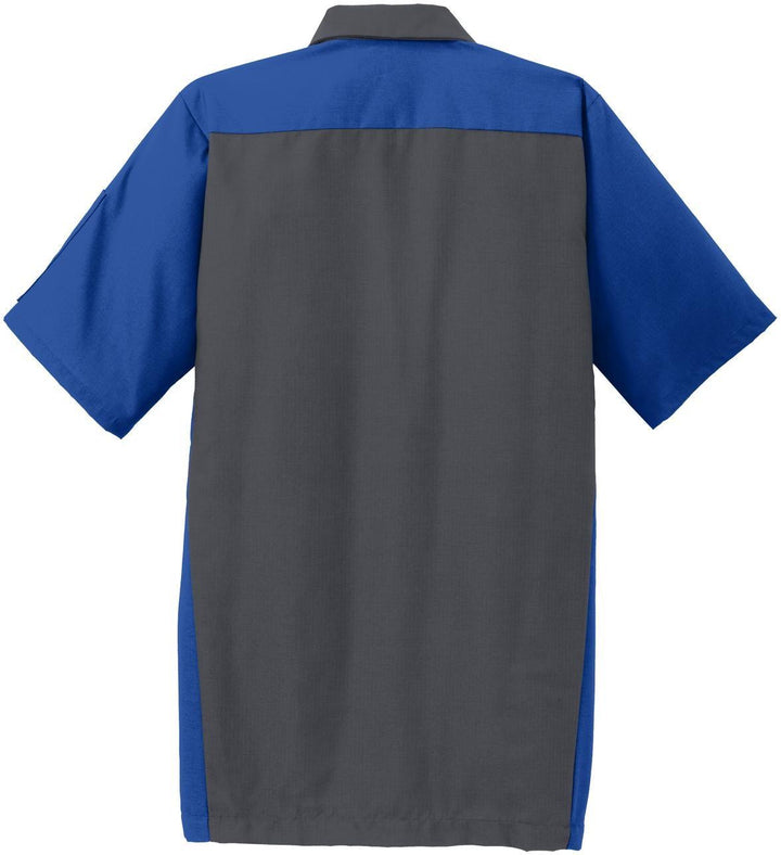 Red Kap Short Sleeve Ripstop Crew Shirt. SY20