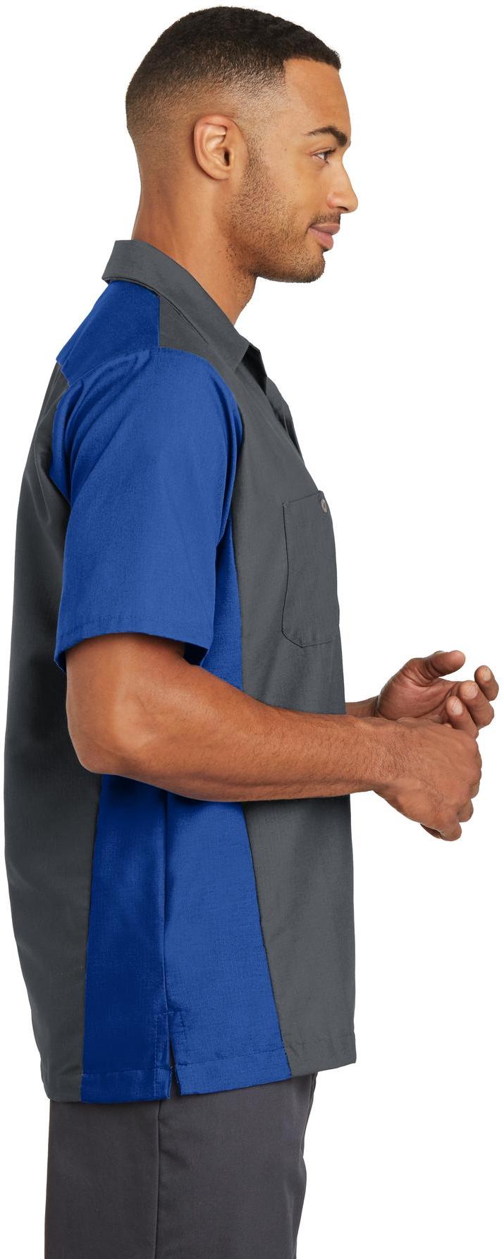 Red Kap Short Sleeve Ripstop Crew Shirt. SY20